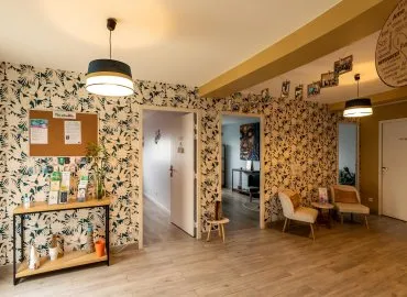 Illustration de Le hall d'accueil de l'espace Bulles détente